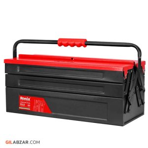 جعبه ابزار فلزی اتوماتیک 50 سانتی متر 2 طبقه رونیکس مدل RH-9175
